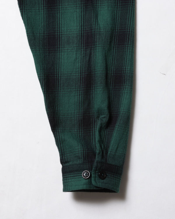 【Liberaiders】OMBRE ZIP SHIRT / GREEN