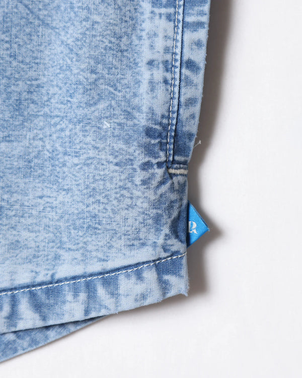 【 Liberaiders 】CHAMBRAY BASEBALL SHIRT / Blue
