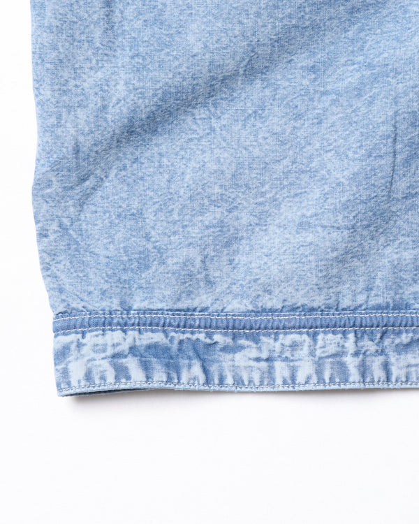 【 Liberaiders 】CHAMBRAY BASEBALL SHIRT / Blue