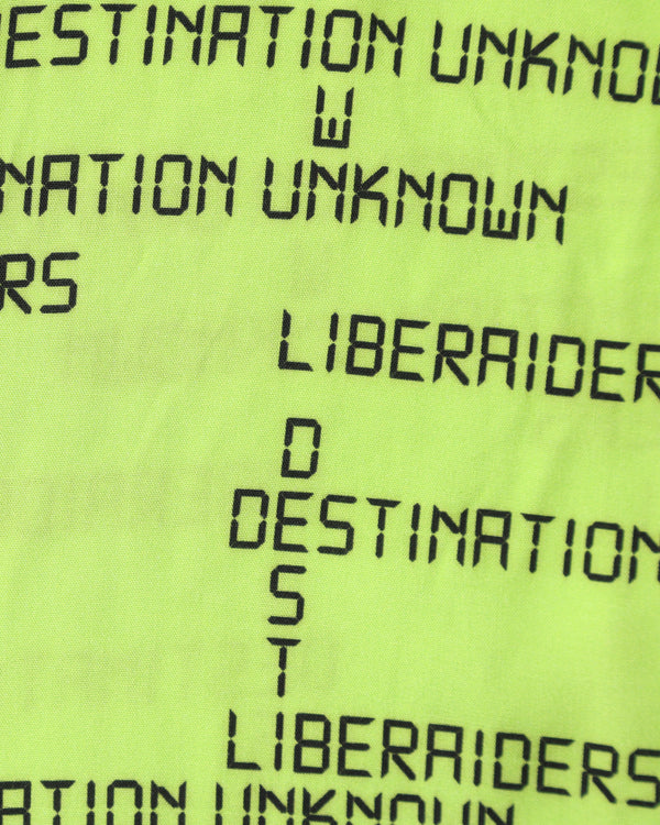 【Liberaiders】DIGITAL LOGO RAYON S/S SHIRT / Lime