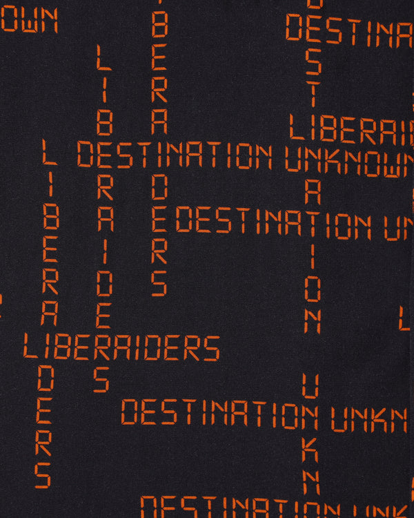 【Liberaiders】DIGITAL LOGO RAYON S/S SHIRT / Black