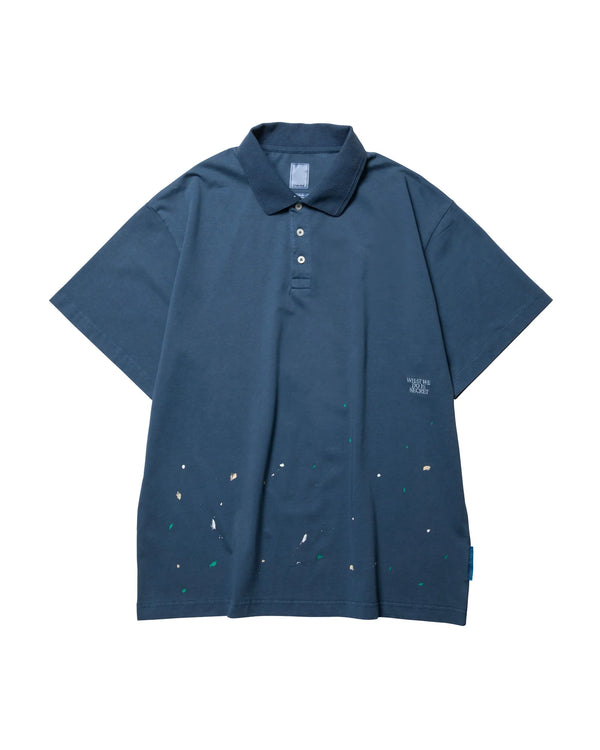 【 Liberaiders 】PIGMENT DYED POLO SHIRT / Navy