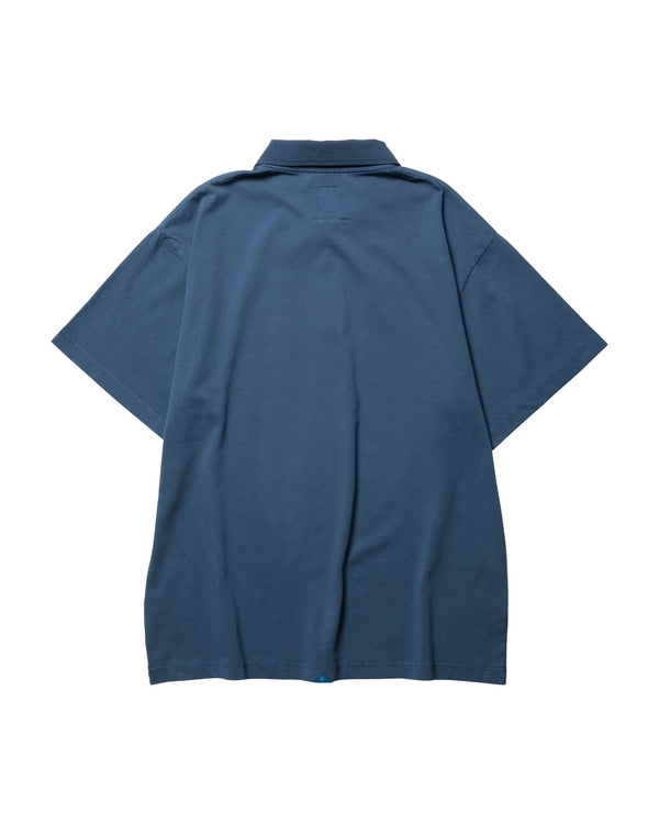【 Liberaiders 】PIGMENT DYED POLO SHIRT / Navy
