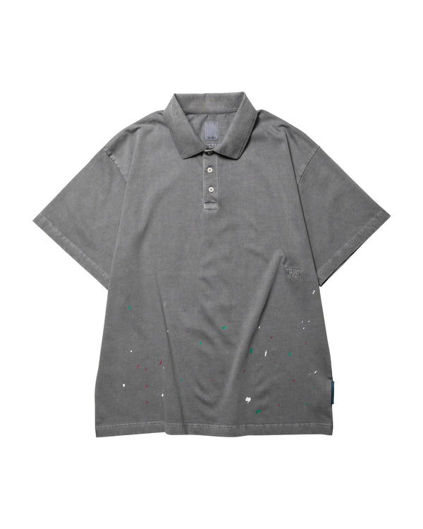 【 Liberaiders 】PIGMENT DYED POLO SHIRT / Black