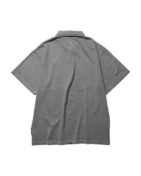 【 Liberaiders 】PIGMENT DYED POLO SHIRT / Black