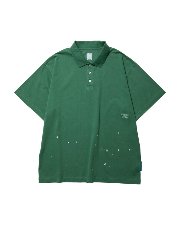 【 Liberaiders 】PIGMENT DYED POLO SHIRT / Green