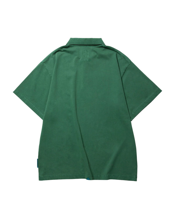 【 Liberaiders 】PIGMENT DYED POLO SHIRT / Green