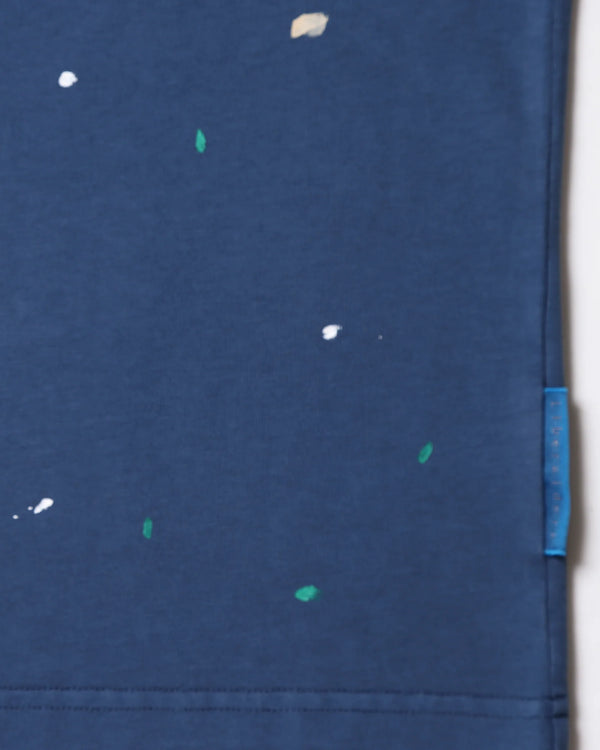 【 Liberaiders 】PIGMENT DYED POLO SHIRT / Navy