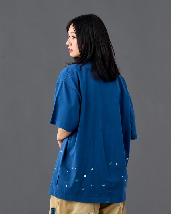 【 Liberaiders 】PIGMENT DYED POLO SHIRT / Navy