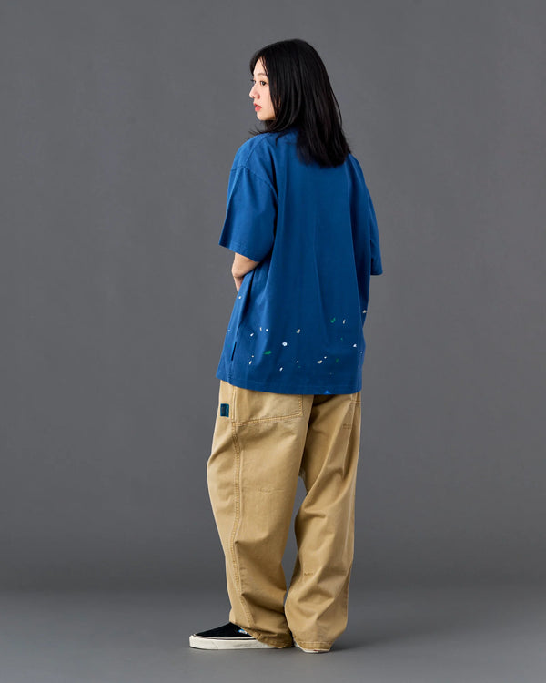【 Liberaiders 】PIGMENT DYED POLO SHIRT / Navy