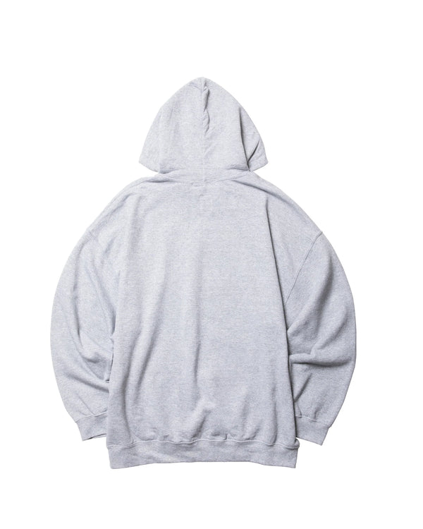 【Liberaiders】DOLLAR FONT EMBROIDERY HOODIE / GRAY