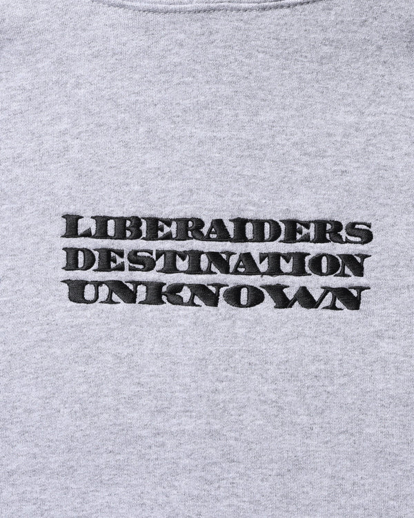 【Liberaiders】DOLLAR FONT EMBROIDERY HOODIE / GRAY