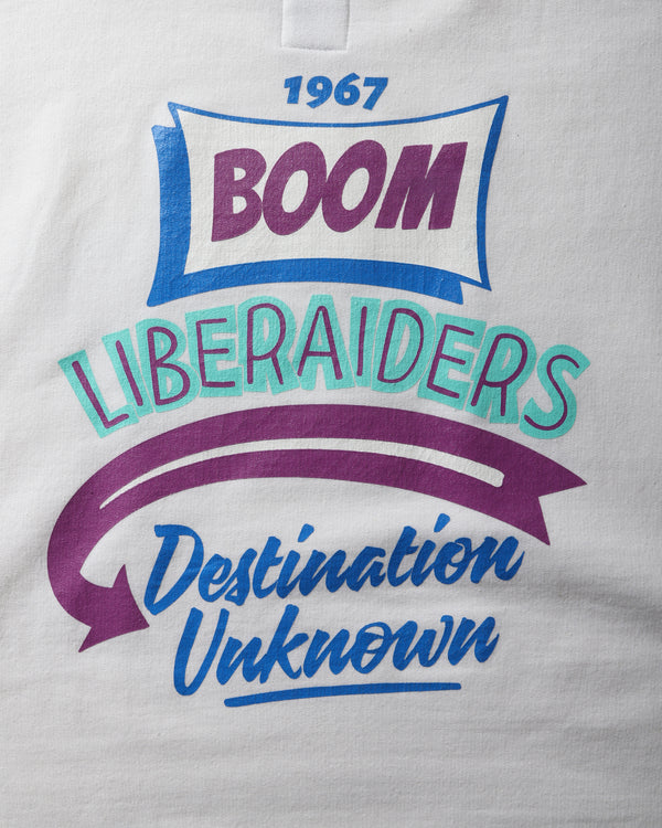 【 Liberaiders 】BOOM CREWNECK / White