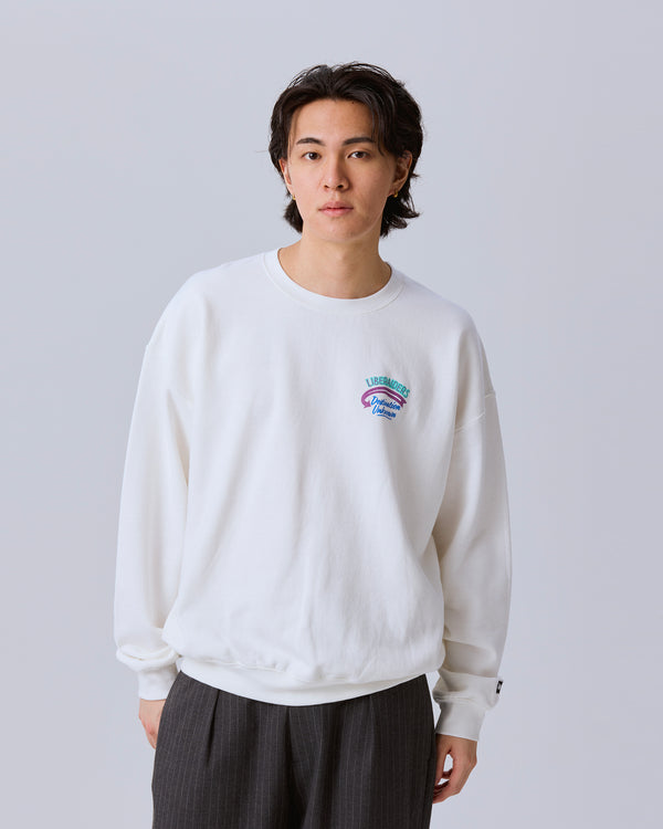 【 Liberaiders 】BOOM CREWNECK / White