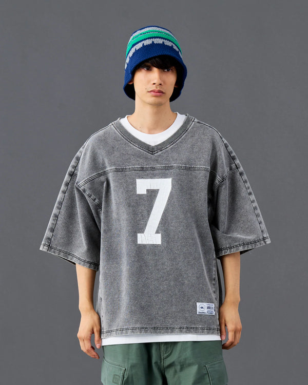 【 Liberaiders 】DENIM HOCKEY SHIRT / Black