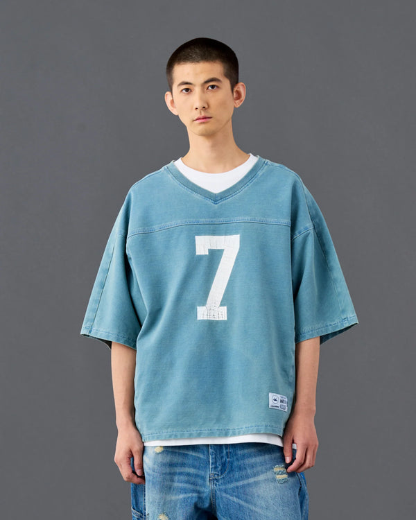 【 Liberaiders 】DENIM HOCKEY SHIRT / Blue