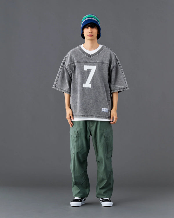 【 Liberaiders 】DENIM HOCKEY SHIRT / Black
