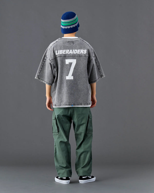 【 Liberaiders 】DENIM HOCKEY SHIRT / Black