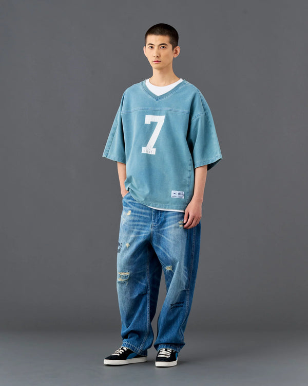 【 Liberaiders 】DENIM HOCKEY SHIRT / Blue