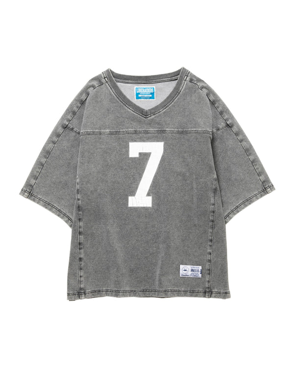 【 Liberaiders 】DENIM HOCKEY SHIRT / Black