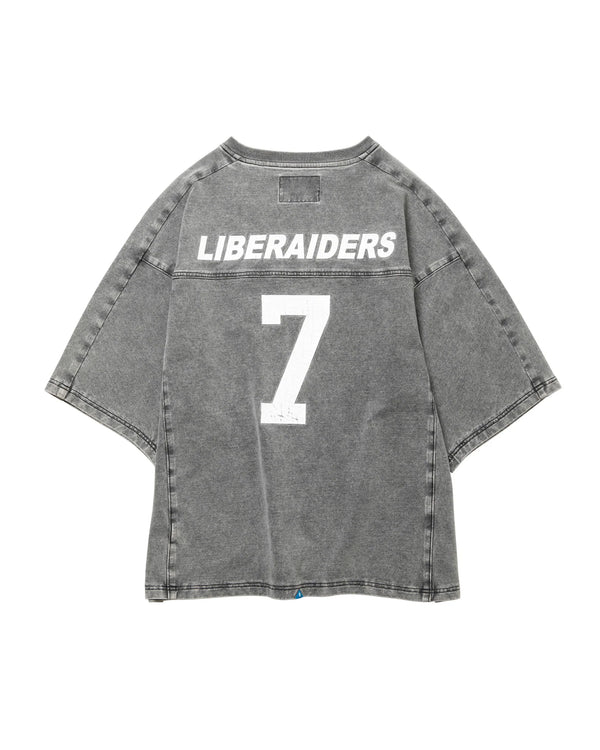 【 Liberaiders 】DENIM HOCKEY SHIRT / Black