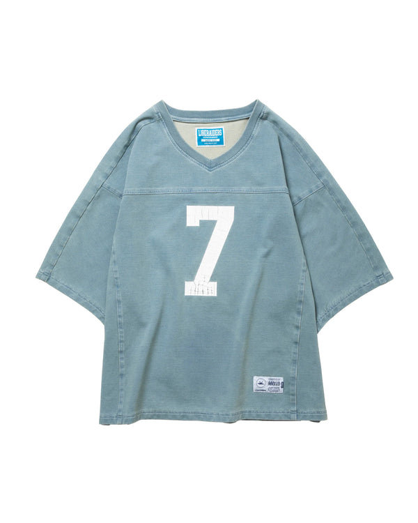 【 Liberaiders 】DENIM HOCKEY SHIRT / Blue