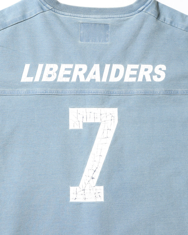【 Liberaiders 】DENIM HOCKEY SHIRT / Blue