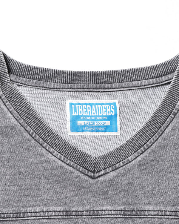 【 Liberaiders 】DENIM HOCKEY SHIRT / Black