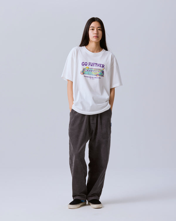 【 Liberaiders 】FURTHER BUS TEE / White