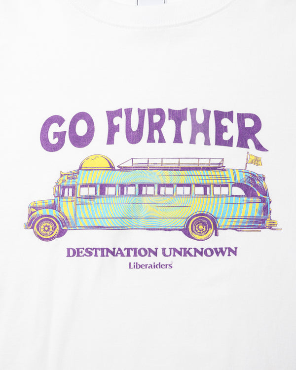 【 Liberaiders 】FURTHER BUS TEE / White
