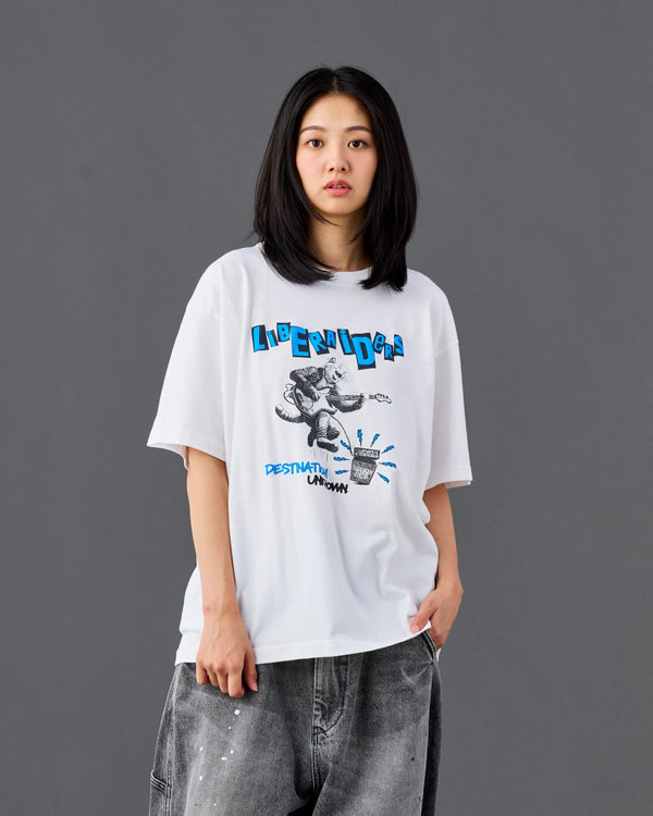 【 Liberaiders 】POGO DANCE TEE / White
