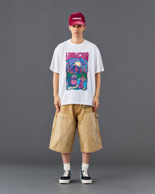 【Liberaiders】PSYCHEDELIC CITY TEE / White