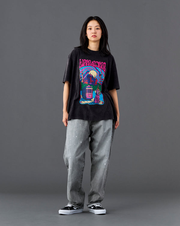 【Liberaiders】PSYCHEDELIC CITY TEE / Black