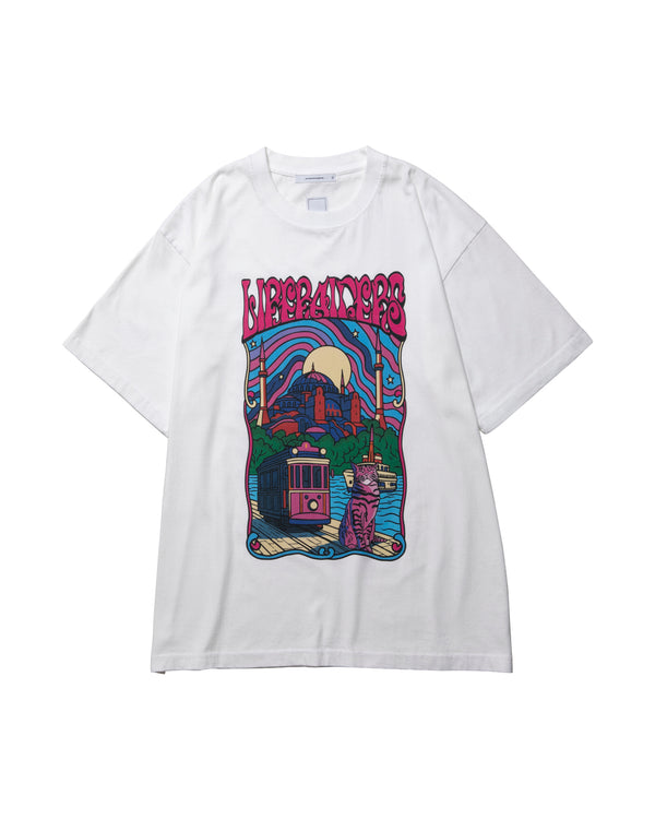 【Liberaiders】PSYCHEDELIC CITY TEE / White