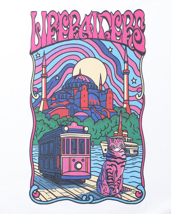 【Liberaiders】PSYCHEDELIC CITY TEE / White