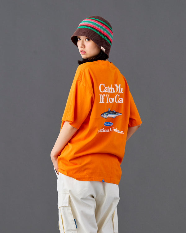 【Liberaiders】CATCH ME IF YOU CAN TEE / Orange