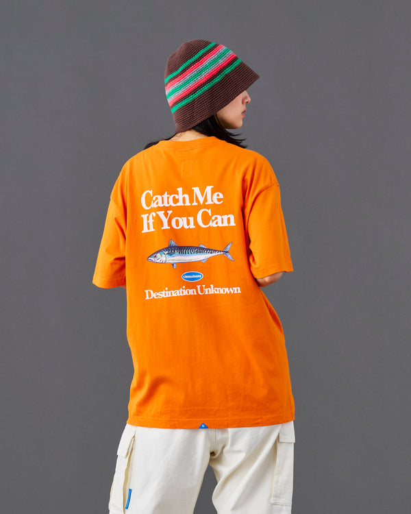 【Liberaiders】CATCH ME IF YOU CAN TEE / Orange