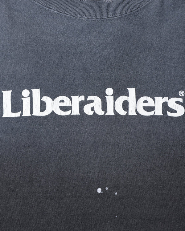 【 Liberaiders 】FADED OG LOGO TEE / Black