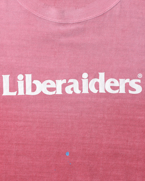 【 Liberaiders 】FADED OG LOGO TEE / Red