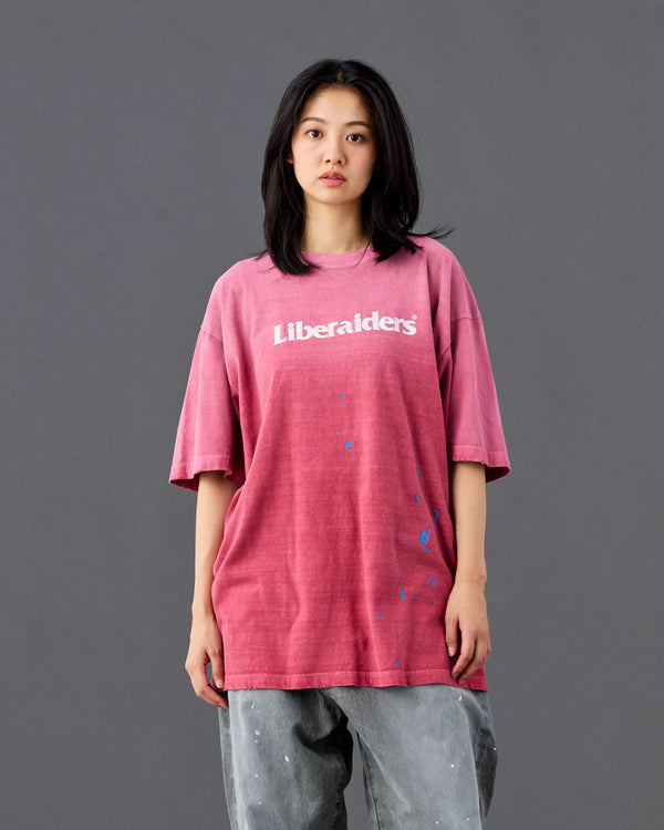 【 Liberaiders 】FADED OG LOGO TEE / Red