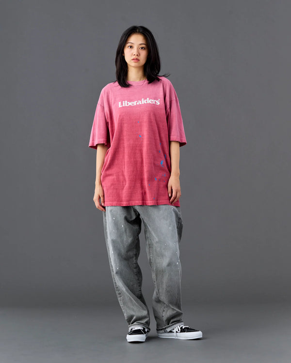 【 Liberaiders 】FADED OG LOGO TEE / Red