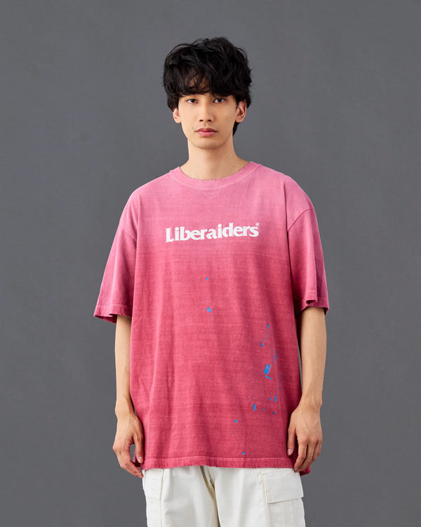 【 Liberaiders 】FADED OG LOGO TEE / Red