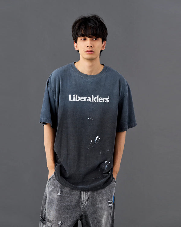 【 Liberaiders 】FADED OG LOGO TEE / Black