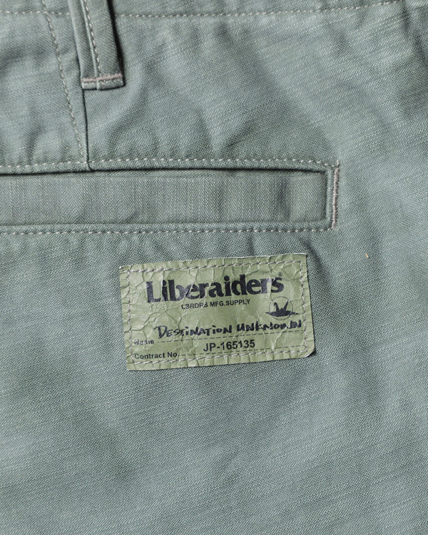 【Liberaiders】6-POCKET ARMY BAGGY PANTS / OLIVE