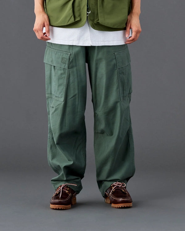 【Liberaiders】6-POCKET ARMY BAGGY PANTS / OLIVE