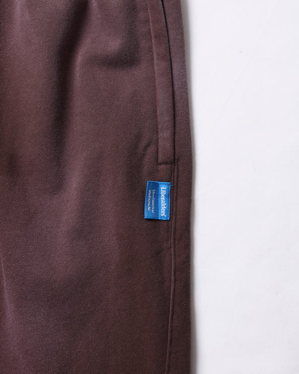 【 Liberaiders 】GARMENT DYED SWEATPANTS / Brown