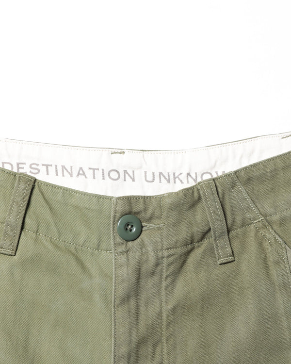 【 Liberaiders 】PATCHWORK BDU SHORTS / Olive