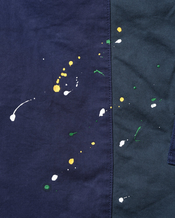 【 Liberaiders 】PATCHWORK BDU SHORTS / Navy