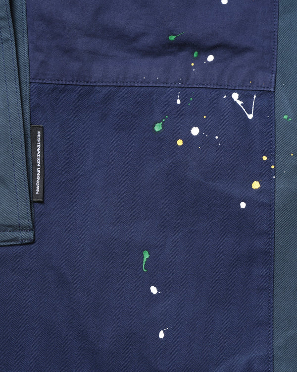 【 Liberaiders 】PATCHWORK BDU SHORTS / Navy