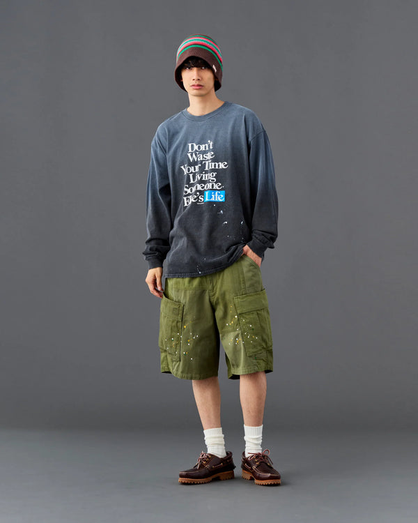【 Liberaiders 】PATCHWORK BDU SHORTS / Olive